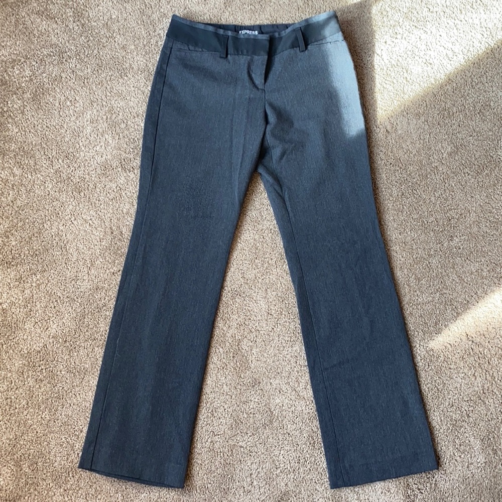 Express Gray Editor Dress Pants